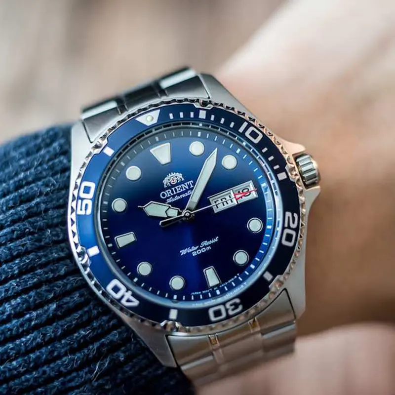 Orient Ray II Automatic 200M Blue Dial Men's Watch- FAA02005D9